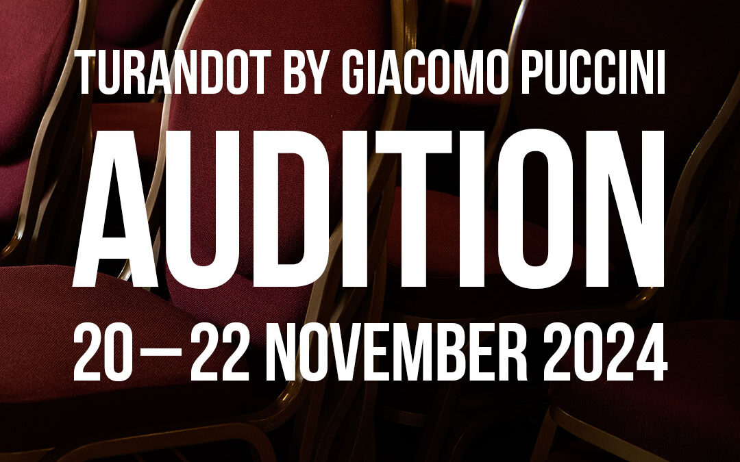 Audition for professional opera singers for the production of Turandot